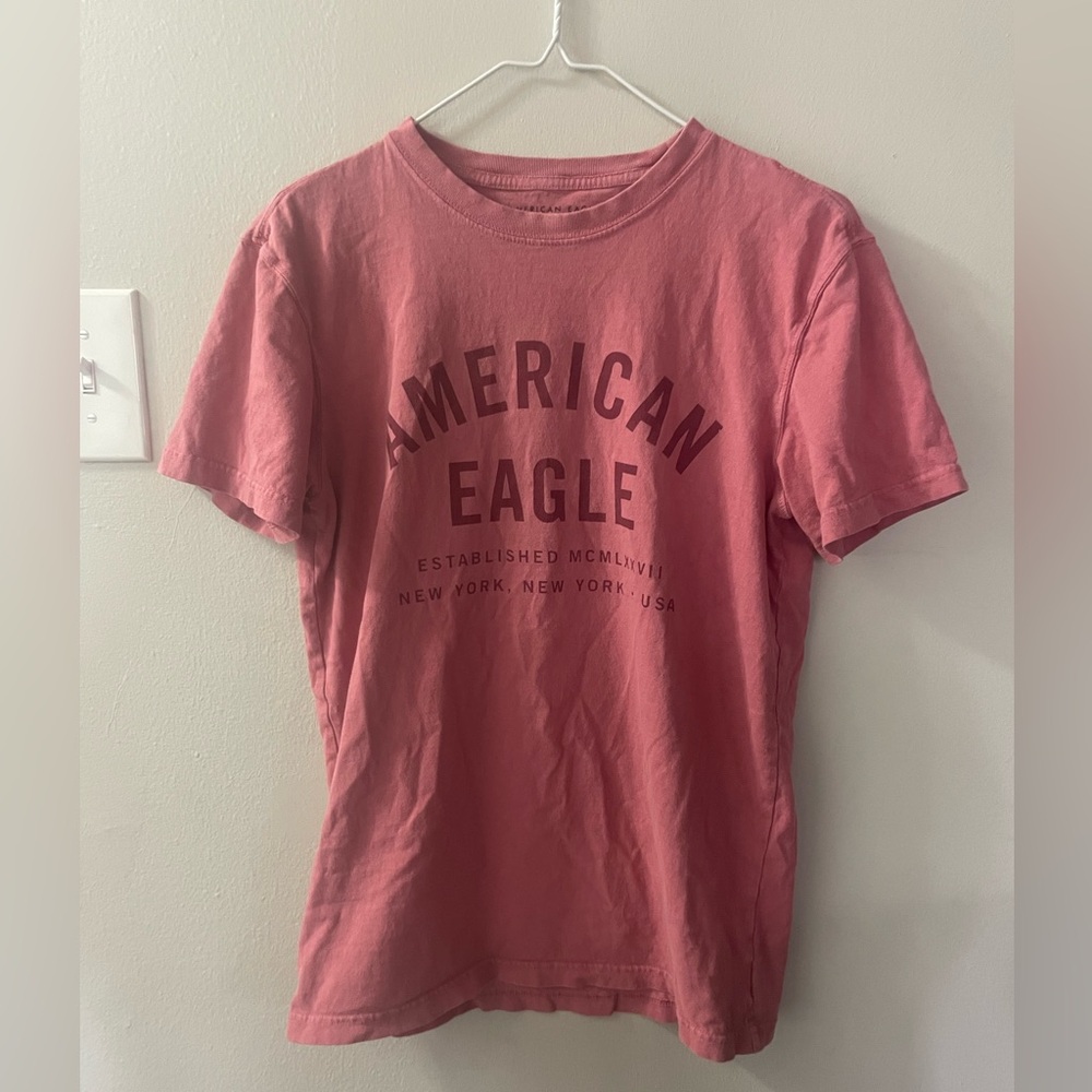 Men’s American Eagle XS Pink Graphic Tee Tote11